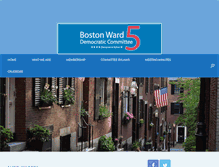 Tablet Screenshot of bostonward5dems.org